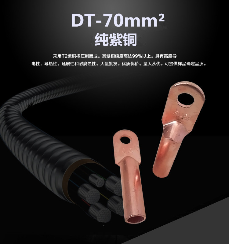 DT-70mm2平方铜鼻子