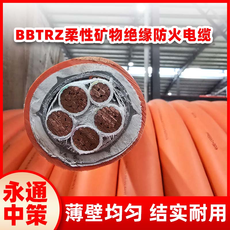 永通中策4芯BBTRZ矿物质电缆 国标防火电缆厂家直销